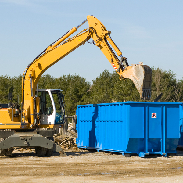 can i request a rental extension for a residential dumpster in Bacon County GA